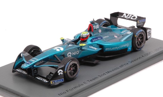 Immagine di NIO N.16 2nd MEXICO CITY FORMULA E (2017-2018) O.TURVEY 1:43