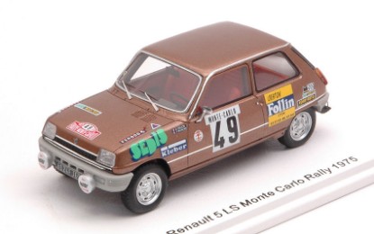 Immagine di RENAULT 5 LS N.49 MONTE CARLO 1975 ALAIN FOLLIN-PIERRE BERTRAND 1:43