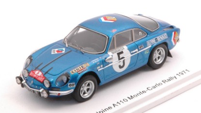 Immagine di ALPINE A110 N.5 9th MONTE CARLO 1971 J.VINATIER-M.GELIN 1:43