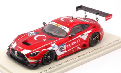 Immagine di MERCEDES GT3 N.34 WINNER FIA GT BAHRAIN 2018 YOLUC-GUVEN 1:43