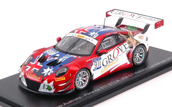 Immagine di PORSCHE 911 GT3 R N.911 FIA GT CUP BAHRAIN 2018 S.GROVE-B.GROVE 1:43