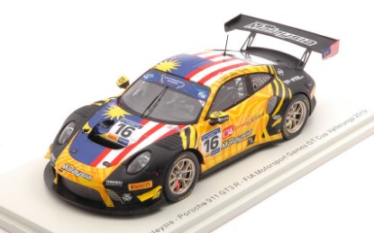 Immagine di PORSCHE 911 GT3 R N.16 FIA GT VALLELUNGA 2019 A.D'SILVA-W.TAN 1:43