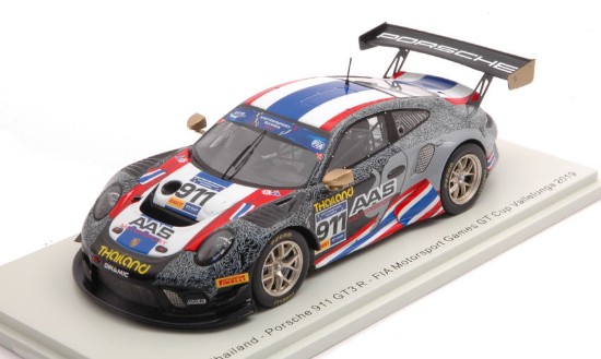 Immagine di PORSCHE 911 GT3 R N.911 FIA GT VALLELUNGA 2019 V.INTHRAPHUVASAK-K.KUSIRI
