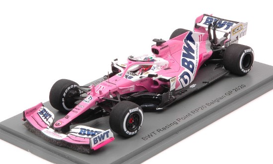 Immagine di BWT RACING POINT RP20 SERGIO PEREZ 2020 N.11 BELGIAN GP 1:43