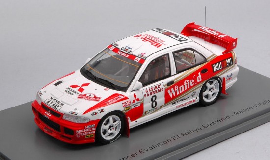 Immagine di MITSUBISHI LANCER EVO III N.8 8th RALLY SAN REMO 1996 AURIOL-GIRAUDET
