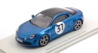 Immagine di ALPINE A110S N.31 RALLY MONTE CARLO 2021 ESTEBAN OCON 1:43