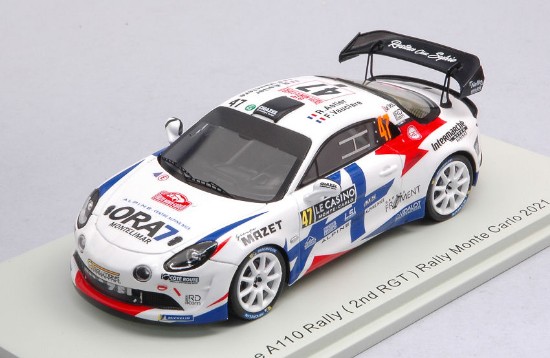 Immagine di ALPINE A110 N.47 2nd R-GT RALLY MONTE CARLO 2021 R.ASTIER-F.VAUCLARE 1:4