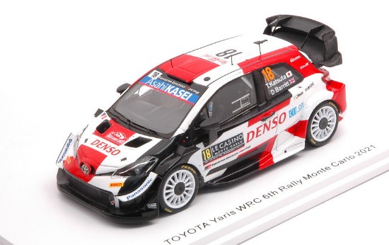 Immagine di TOYOTA YARIS WRC N.18 MONTE CARLO 2021 KATSUTA-BARRITT 1:43