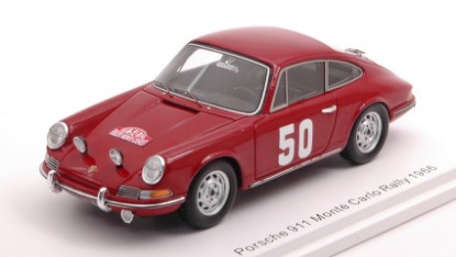 Immagine di PORSCHE 911 N.50 27th MONTE CARLO 1966 H.PERRIER-P.DU PASQUIER 1:43