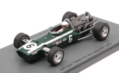 Immagine di COOPER T86B LODOVICO SCARFIOTTI 1968 N.6 4th MONACO GP 1:43