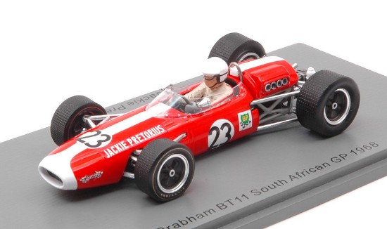Immagine di BRABHAM BT11 JACKIE PRETORIUS 1967 N.23 SOUTH AFRICAN GP 1:43