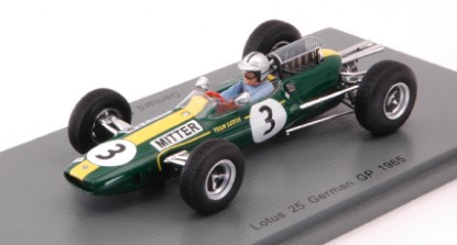 Immagine di LOTUS 25 GERHARD MITTER 1965 N.3 GERMAN GP 1:43