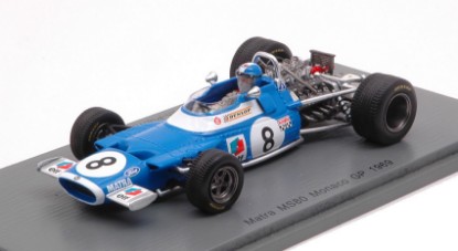 Immagine di MATRA MS80 JEAN-PIERRE BELTOISE 1969 N.8 MONACO GP 1:43