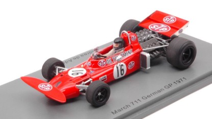 Immagine di MARCH 711 ANDREA DE ADAMICH 1971 N.16 GERMAN GP 1:43