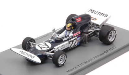 Immagine di MARCH 711 CARLOS PACE 1972 N.22 SOUTH AFRICAN GP 1:43
