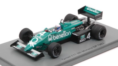Immagine di TYRRELL 011 DANNY SULLIVAN 1983 N.4 5th MONACO GP 1:43