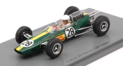 Immagine di LOTUS 25 GIACOMO RUSSO "GEKI" 1965 N.28 ITALIAN GP 1:43
