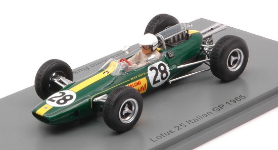 Immagine di LOTUS 25 GIACOMO RUSSO "GEKI" 1965 N.28 ITALIAN GP 1:43