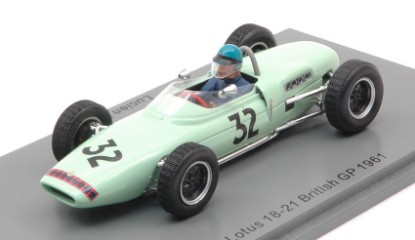 Immagine di LOTUS 18-21 LUCIEN BIANCHI 1961 N.32 BRITISH GP 1:43