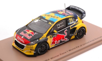 Immagine di PEUGEOT 208 WRX N.71 WINNER RACE 1 ARAB EMIRATES 2019 KEVIN HANSEN 1:43