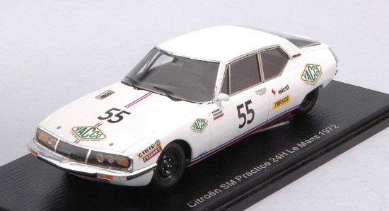 Immagine di CITROEN SM N.55 PRACTICE LM 1972 C,VERRIER-G.FOUCAULT 1:43