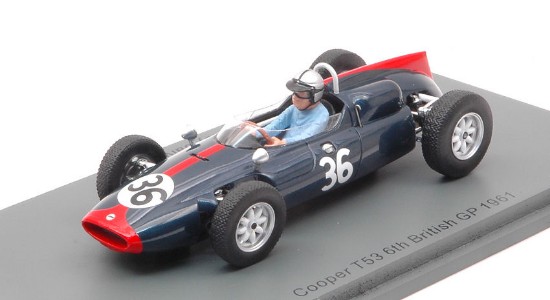 Immagine di COOPER T53 ROY SALVADORI 1961 N.36 6th BRITISH GP 1:43