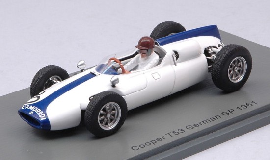 Immagine di COOPER T53 IAN BURGESS 1961 N.30 GERMAN GP 1:43