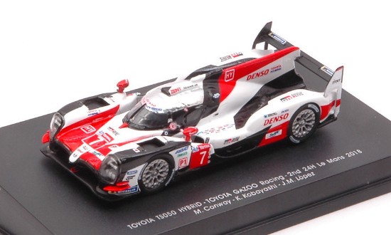 Immagine di TOYOTA TS050 N.7 2nd LM 2018 M.CONWAY-K.KOBAYASHI-J.M.LOPEZ 1:87