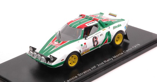 Immagine di LANCIA STRATOS HF N.6 2nd MONTE CARLO 1976 WALDEGARD-THORSZELIUS 1:43