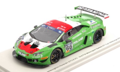 Immagine di LAMBORGHINI HURACAN GT3 N.66 2nd VALLELUNGA 2019 LEWANDOSKI-JANOSZ 1:43