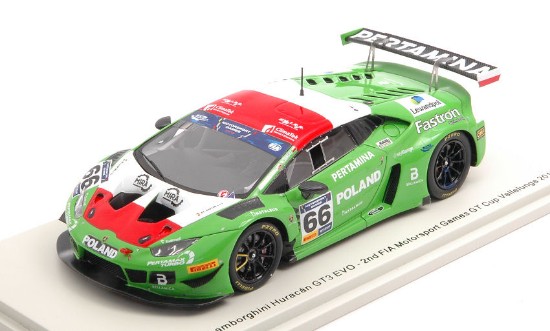 Immagine di LAMBORGHINI HURACAN GT3 N.66 2nd VALLELUNGA 2019 LEWANDOSKI-JANOSZ 1:43