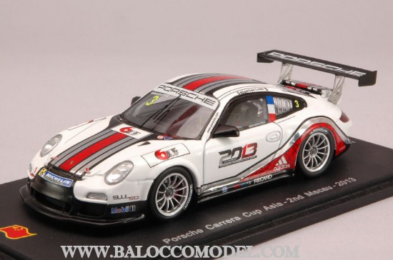 Immagine di PORSCHE CARRERA 997 GT3 N.3 2nd MACAU 2013 SEBASTIEN LOEB 1:43