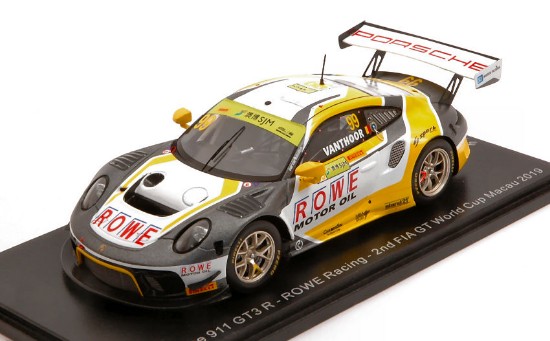 Immagine di PORSCHE 911 GT3 R N.99 2nd FIA GT WORLD CUP MACAU 2019 L.VANTHOOR 1:43
