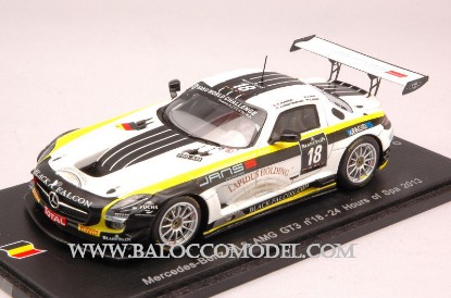 Immagine di MERCEDES SLS GT3 N.18 24H SPA 2013 HUMMEL-JANS-JAGER-CHRISTODOULOU 1:43