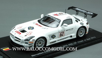 Immagine di MERCEDES SLS AMG GT3 N.62 31th SPA 2013 WEBB-WENDLINGER-BRUNDLE 1:43