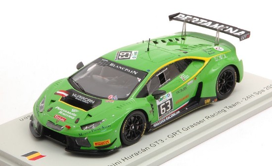 Immagine di LAMBORGHINI HURACAN GT3 N.63 24 H SPA 2016 ALESSI-POHLER-FJORD.AND.1:43