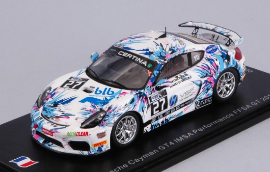 Immagine di PORSCHE CAYMAN GT4 N.27 FFSA GT 2018 M.BLANCHEMAIN-S.PALETTE 1:43