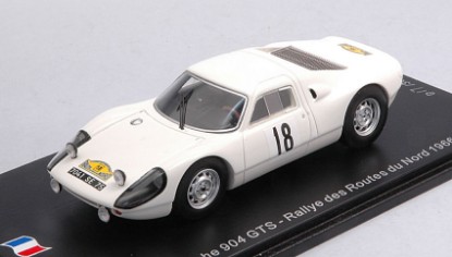 Immagine di PORSCHE 904 GTS N.18 RALLY DES ROUTES DU NORD 1966 J.SCHLESSER-A.SCHLESS