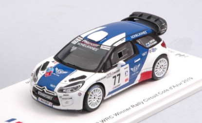 Immagine di CITROEN DS3 WRC N.77 WINNER R.COTE D'AZUR 2019 V.BOTTAS-M.SALMINEM 1:43