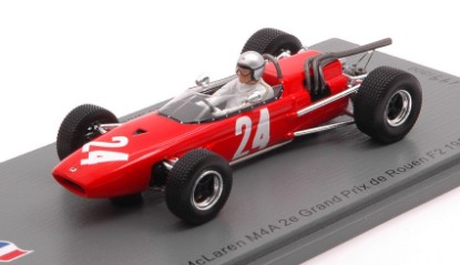 Immagine di MC LAREN M4A N.24 2e GRAND PRIX DE ROUEN F2 1967 BRUCE MC LAREN 1:43