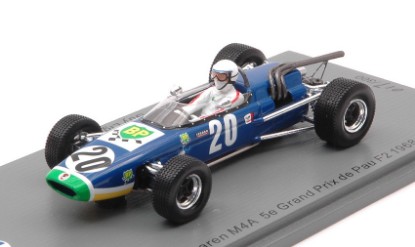 Immagine di MC LAREN M4A N.20 5e GP DE PAU F2 1968 GUY LIGIER 1:43