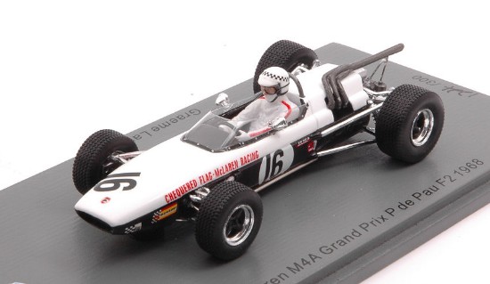 Immagine di MC LAREN M4A N.16 GP DE PAU F2 1968 GRAEME LAWRENCE 1:43