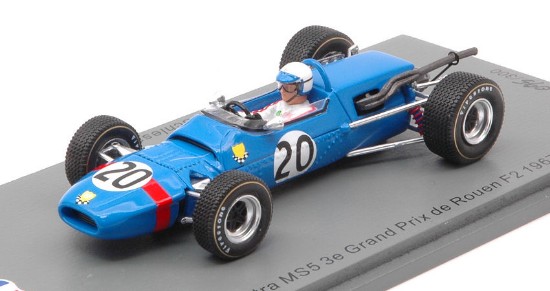 Immagine di MATRA MS5 N.20 3e GP DE ROUEN F2 1967 JO SCHLESSER 1:43