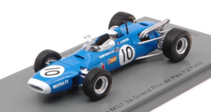 Immagine di MATRA MS7 N.10 3e GRAND PRIX DE PAU F2 1968 JEAN-PIERRE BELTOISE 1:43