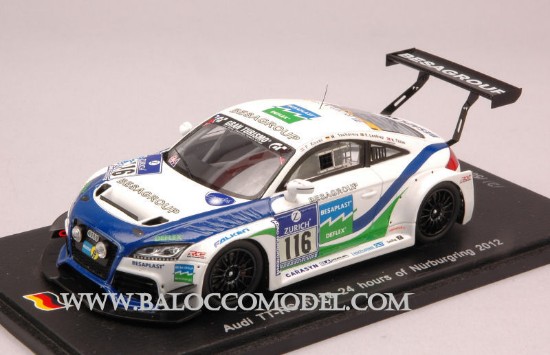Immagine di AUDI TT-RS N.116 24H NURBURGRING 2012 KOVAC-TSCHORNIA-LESTRUP-THIIM 1:43