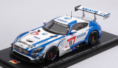 Immagine di MERCEDES GT3 N.18 6th 24 H NURB.2019 F.VETTEL-ELLIS-LUDWIG-SZY.1:43