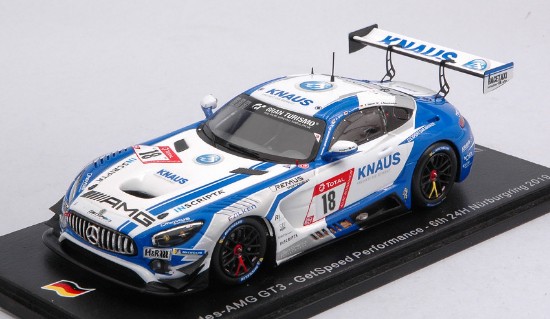 Immagine di MERCEDES GT3 N.18 6th 24 H NURB.2019 F.VETTEL-ELLIS-LUDWIG-SZY.1:43