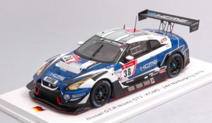 Immagine di NISSAN GT-R N.38 24 H NURBURGR.2019 WLAZIK-MENZEL-OLIVEIRA-BURDON 1:43