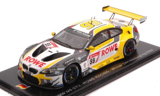 Immagine di BMW M6 GT3 N.99 WINNER 24 H NURBURGRING 2020 SIMS-CATSBURG-YELLOLY 1:43