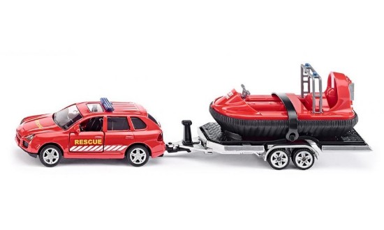 Immagine di CAR WITH TRAILER AND HOVERCRAFT 1:50